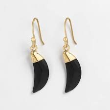 Crescent Drop Earrings